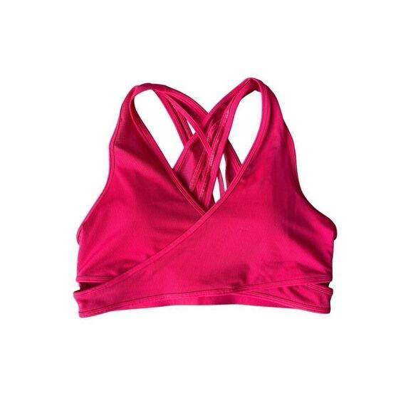 Fabletics Faye Medium Impact Sports Bra II In Lipstick Red Size L - Picture 5 of 10